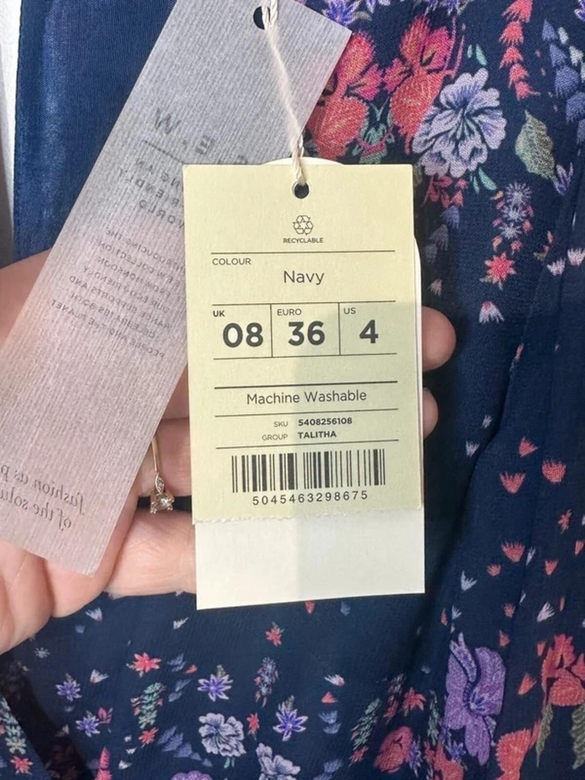 Beautiful ladies monsoon brand new dress multicoloured size 8 - #nb4 image 8