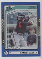 2024 Panini Donruss Rated Prospects Blue 35/149 Samuel Zavala #194 1e90