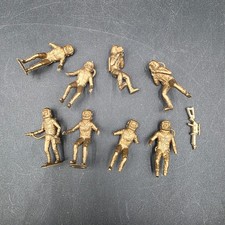 Vintage Lot of 8 MPC Gold Astro Force Astronaut Spacemen