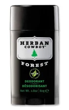 Herban Cowboy Deodorant Natural Vegan Grooming Forest Scent 80 Grams 2.8 Ounce