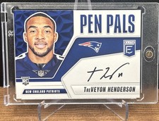 2025 Panini Donruss Elite - Pen Pals TreVeyon Henderson #PP-THE (AU, RC)