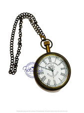 FATIMA 2" Brass Victoria London Pocket Watch Maritime Collectible gift item