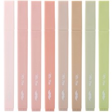 Mr. Pen- Aesthetic Highlighters, 8 pcs, Chisel Tip, Boho 8 Pack, Colors