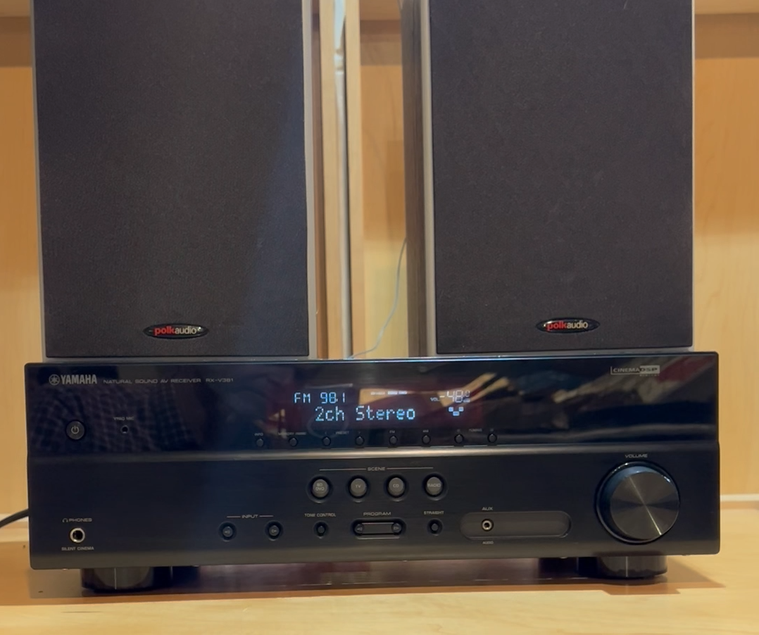 Yamaha RX-V381 5.1 Channel A/V Receiver for sale online | eBay