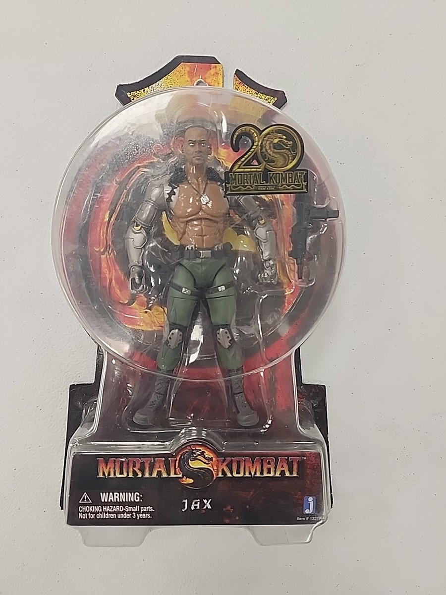 Mortal Kombat JAX Figure Jackson Briggs 20th Anniversary Jazwares