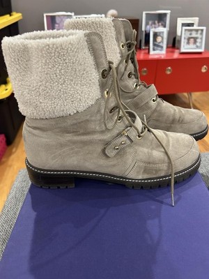 Stuart Weitzman Viking Fango Sport Suede Boots Size 10.5