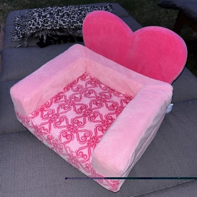 Build A Bear Fauteuil Lit Convertible Pour Ours Ou Poupée Jusqu'à 45 Cm - Photo 1/2