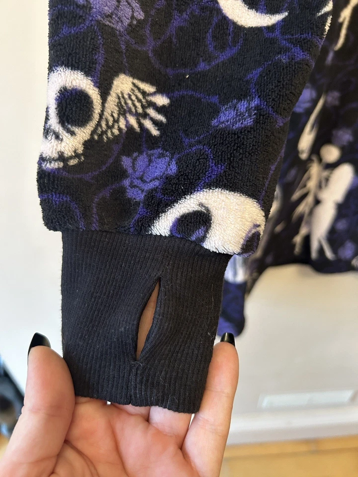 Purple / Black The Nightmare Before Christmas Oodie Jumper Emp Size Medium - Image 4 of 4