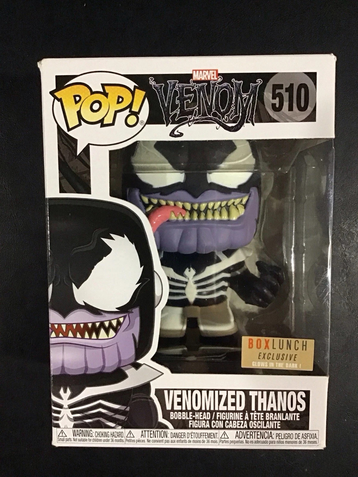 POP! #510 Marvel Venomized Thanos - Box Lunch Exclusive GITD Funko