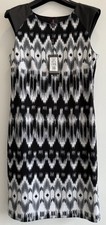 SimonJeffrey Dress 14 Sleeveless Pencil Knee Length Stretch Lined Work Office