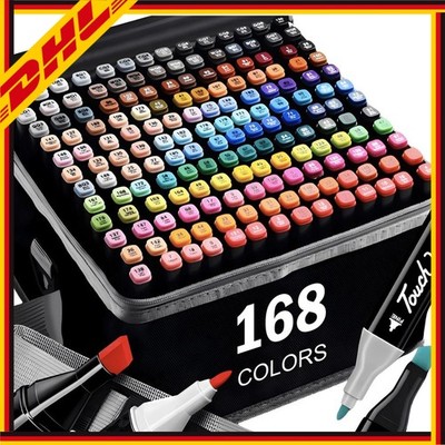 168 Farben Twin Tip Marker Lackmarker Stifte Architektur Graffiti Zeichenstifte