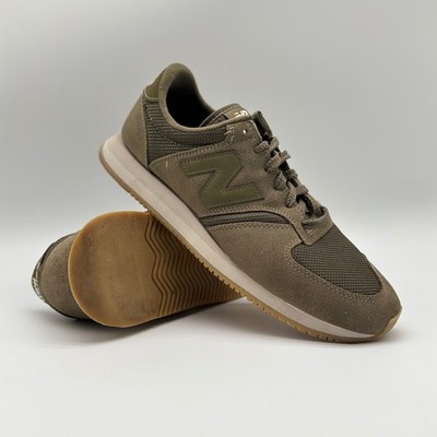 New Balance 420 v2 Mens 10 Olive Green Suede Mesh Sneakers UL420WB2