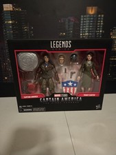Hasbro Marvel Legends Captain America & Peggy Carter 80th Anniversary 2 Pack MCU