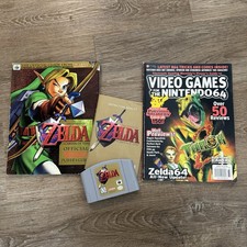 Legend of Zelda: Ocarina of Time Nintendo 64 W/ Players Guide & EGM Preview Mag
