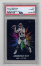 Joe Burrow 2023 Panini Obsidian Black Color Blast PSA 10 Bengals Case Hit SSP
