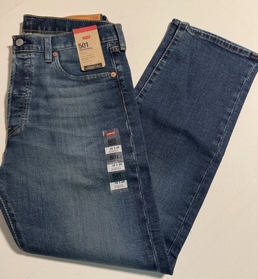 Levis 501 Jeans Mens 32 29 Button Fly