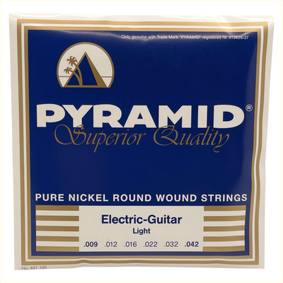Pyramid Pure Nickel 009-042 | E-Gitarren-Saiten | Rein-Nickel-Saiten | 401 100