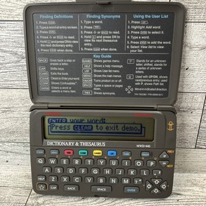Franklin Bookman MWD-440 Electronic Pocket Dictionary Thesaurus Word Games