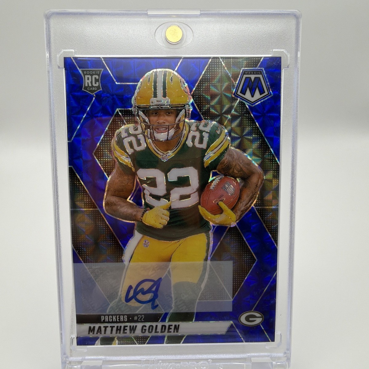 2025 Panini Mosaic Football Matthew Golden Auto RC Prizm /99 | eBay