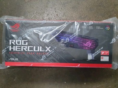 ASUS ROG Herculx Graphics Card Anti-Sag Holder, Incl Spirit Level, Aura Sync RGB