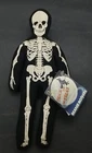 BEANIE BOPPERS BONES Skeleton Cloth Doll (24K, 1997) Vintage  Halloween