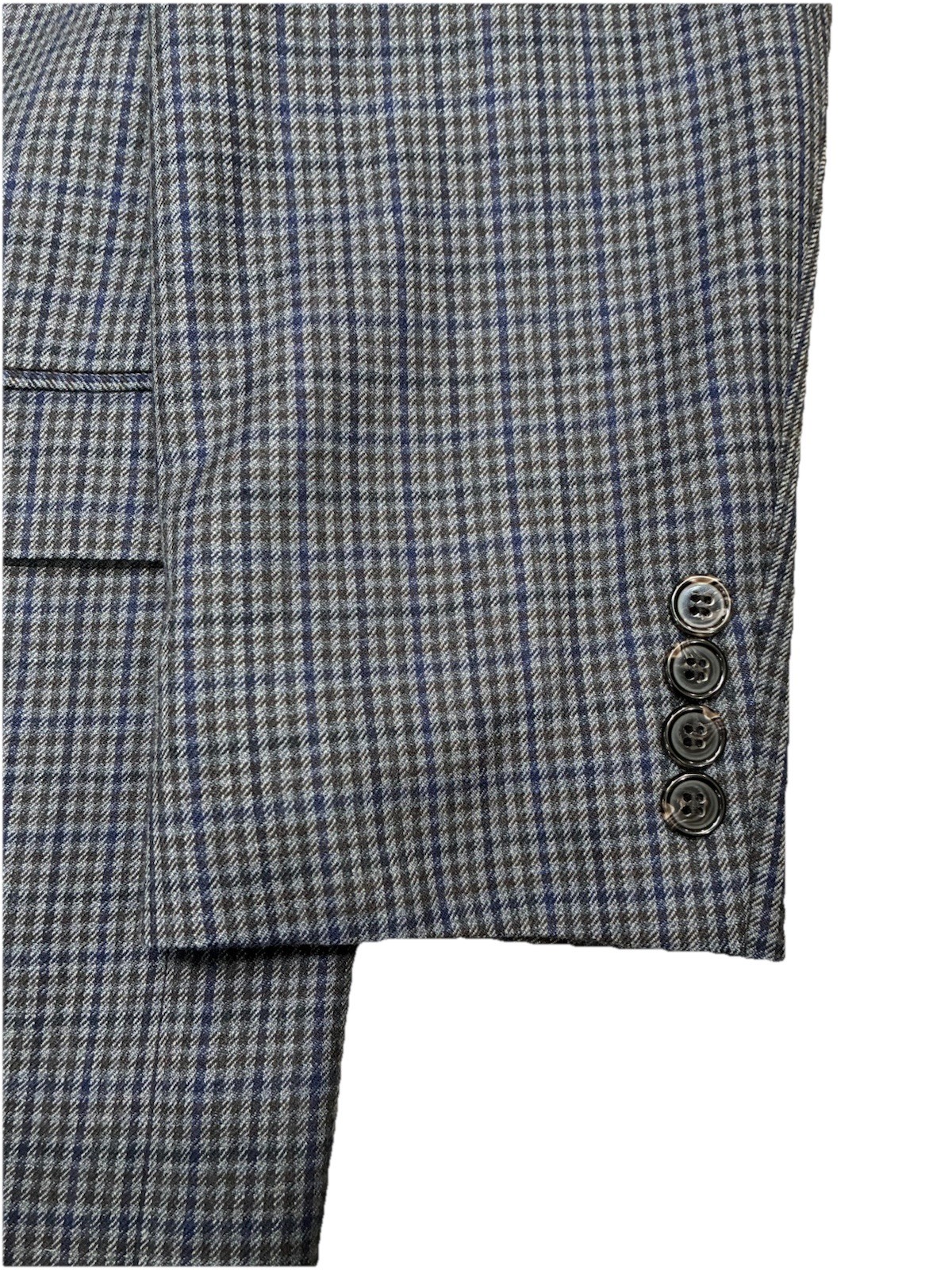 Lauren Ralph Lauren Men’s 100% Wool Sport Coat Jacket Blue Houndstooth  Size 50R thumbnail 6