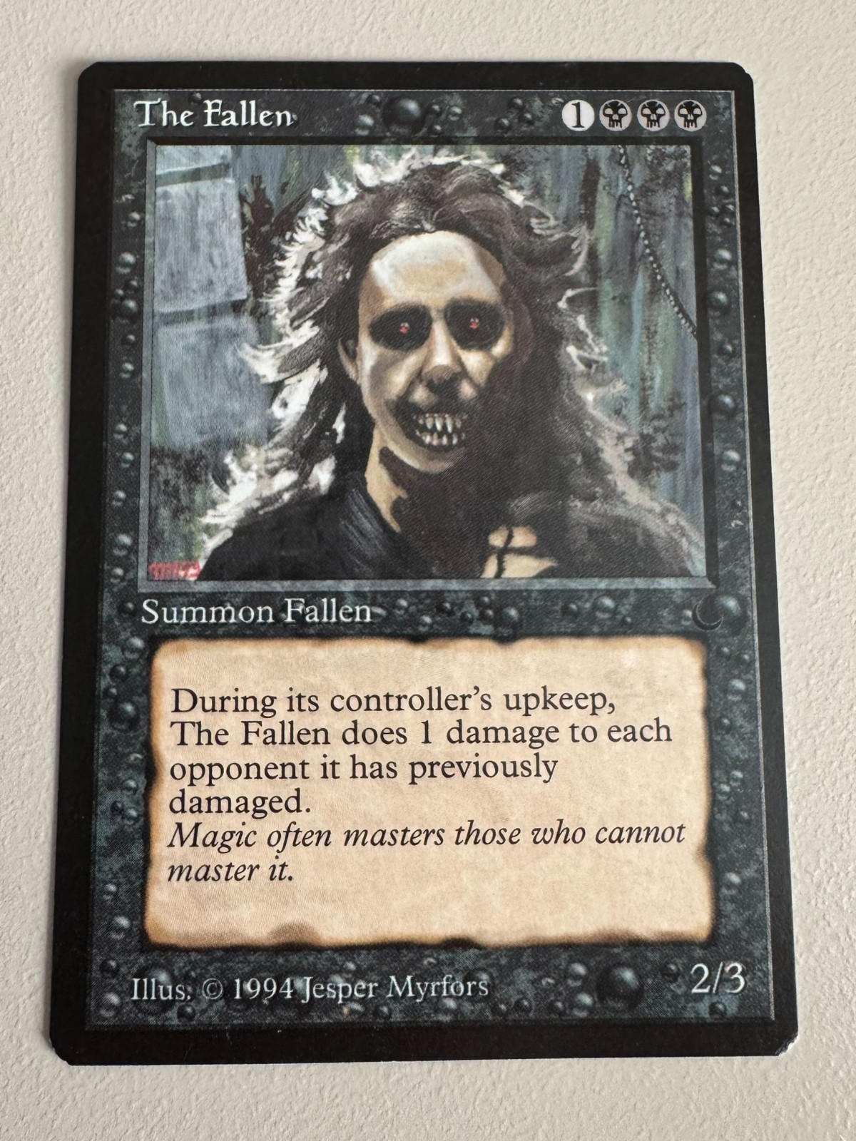 The Fallen - MTG - The Dark - English ©1994 M/NM Uncommon #2