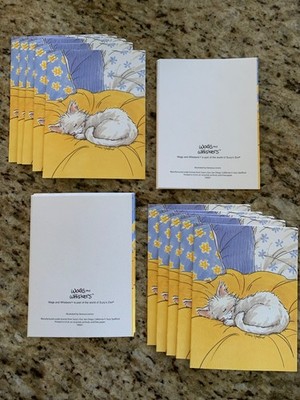 Suzy s Zoo 20 blank cards:  Cat napping    cards w/o envelopes