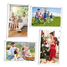 Packs Acrylic Magnetic Picture Frame for Refrigerator x 6, Bulk Wallet Size 4