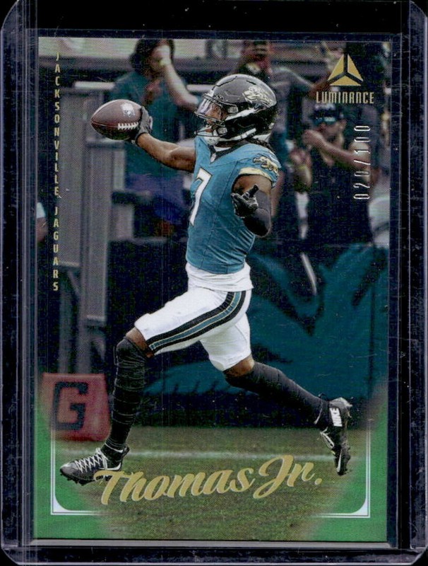 2025 Panini Luminance Brian Thomas Jr. Green #/100 Jaguars