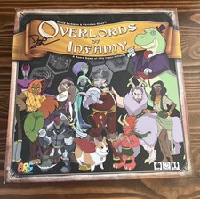 Overlords of Infamy Board Game, Designer signed. Great condition!