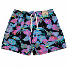 Chubbies Swim Trunk Mens Size Large 5.5" The Fluorescent Funk Resortwear NWT