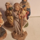 Vintage Resin Nativity Scene Hand Painted 6 Pieces — photo 2