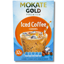 32 x MOKATE GOLD Premium Caramel Iced Coffee Powder Sachets