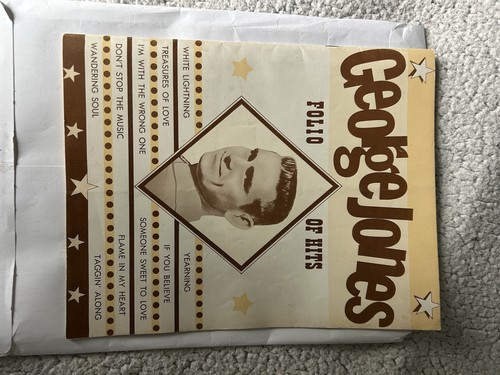 George Jones Signed Folio Of Hits Scrapbook Program JSA COA - Picture 2 of 11