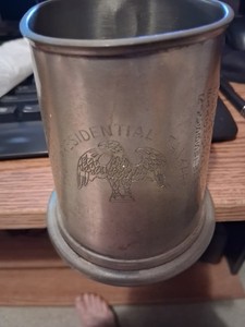 Pewter Presidental Tankard