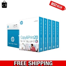 HP Printer Paper | 8.5 x 11 Paper | Copy &Print 20 lb | 5 Ream Case - 2500 Sh...