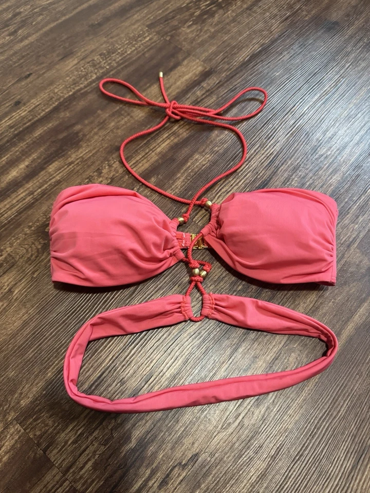 Top halter grande ViX by Paula Hermanny Brasil sólido Gi Foto 2 de 4