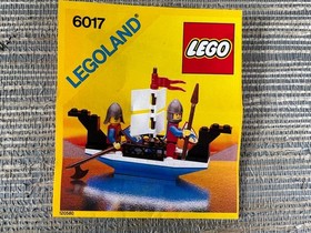 Vintage Lego Legoland 6017-1 King's Oarsmen Complete 1987 Castle Knights Boat