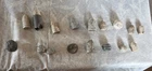 Assorted Civil War Era Bullets And a Union Soldier Button.