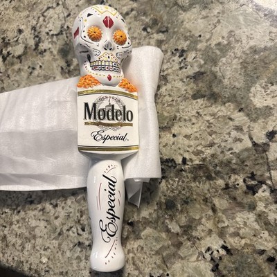 Modelo Especial Sugar Skull Beer Draft Tap Handle 10 1/4'' ** Read Description **