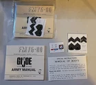 GI JOE 64/99 ACTION SOLDIER Army Manual With Paperwork and Decals New Sealed Bag