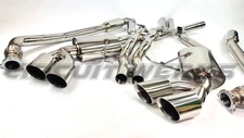 Quad Tip Catback Exhaust for 2015+ Porsche Macan GTS S Turbo *Missing Hardware*