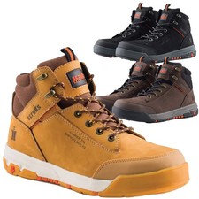 Scruffs Safety Work Boots - New Switchback 3 - Tan, Black or Brown - 7 - 12