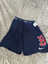100% GENUINE MENS MLB BOSTON RED SOX SHORTS BASEBALL  MEDIUM