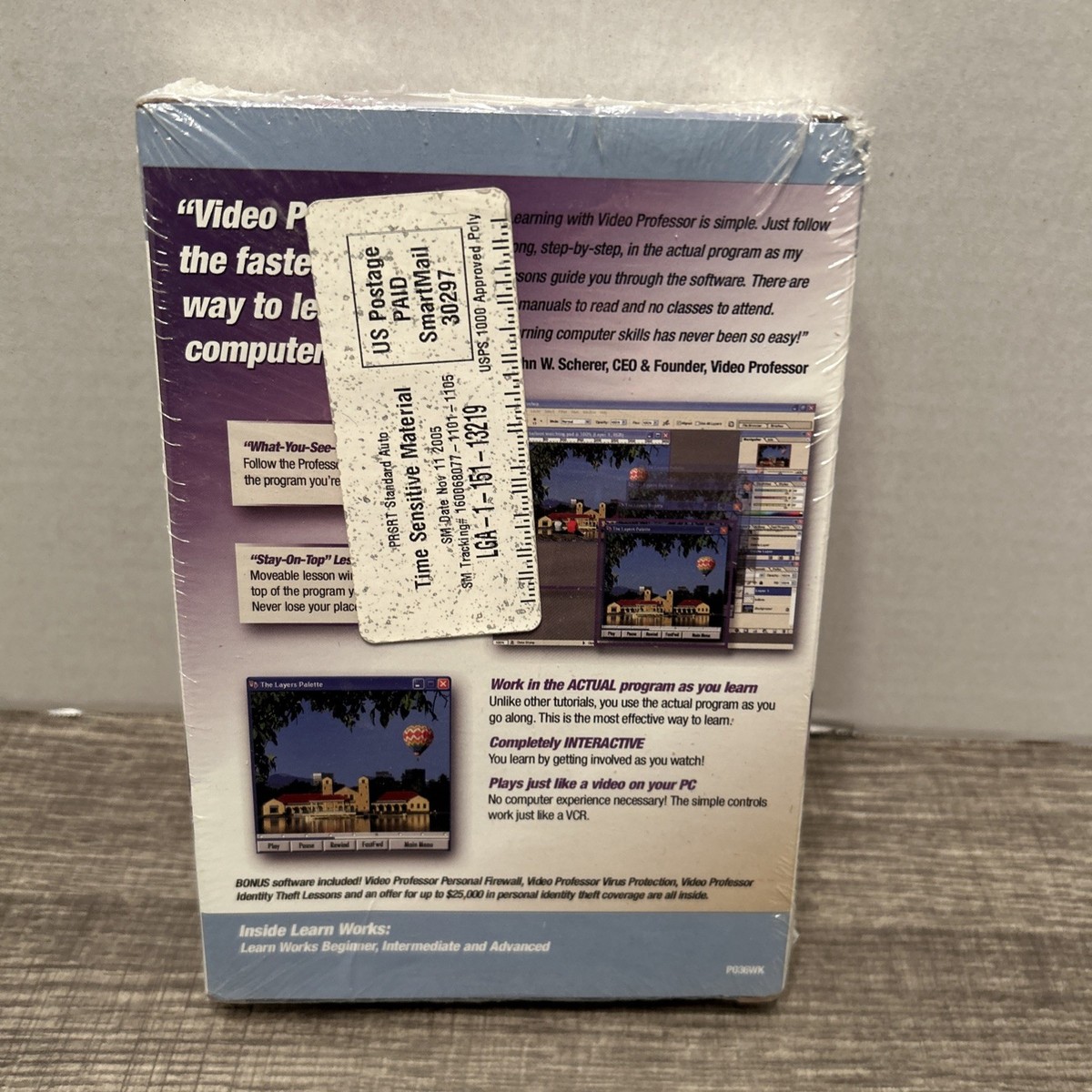 Video Professor Learn Works 3 CD Set PC Software P036WK (SEALED
