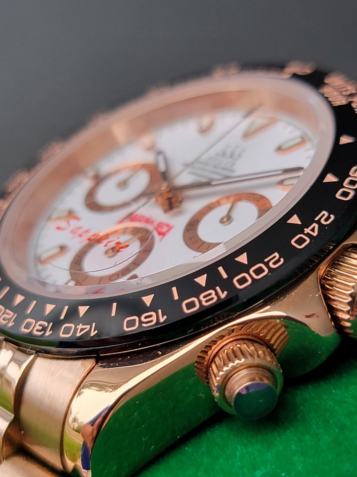 精工 Mod LAGUNA SECA VK63 手表 玫瑰金 赛车 计时码表 历史时计 — 第 4/4 张图片