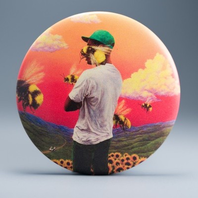 Tyler the Creator Button Pin 2.25'' | Flower Boy pinback | Hip Hop badge
