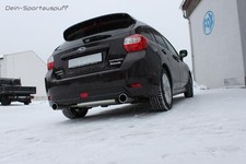 Fox Edelstahl Duplex Anlage für Subaru Impreza GP 2.0l AWD je 1x100mm eingerollt