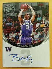 Brandon Roy Auto NICE CARD 2006 Press Pass On Card Rookie Autograph #170/200. rookie card picture